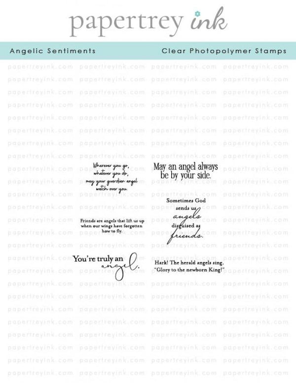 Angelic Sentiments Mini Stamp Set