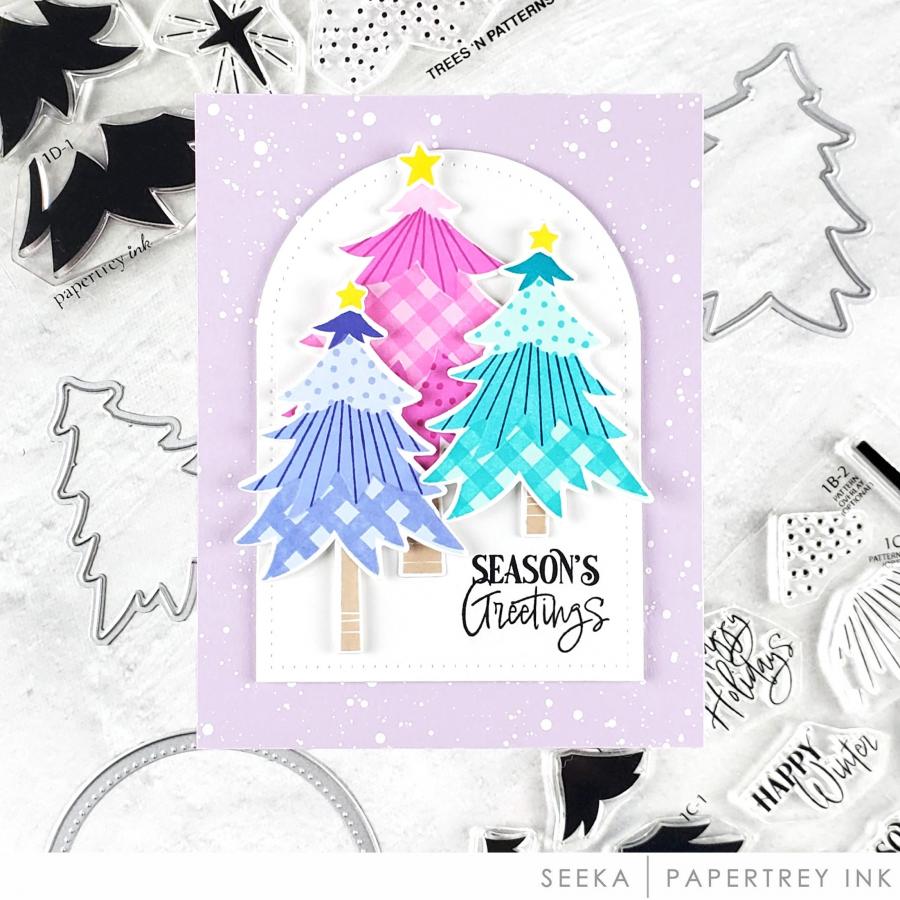 Trees 'n Patterns Stamp Set