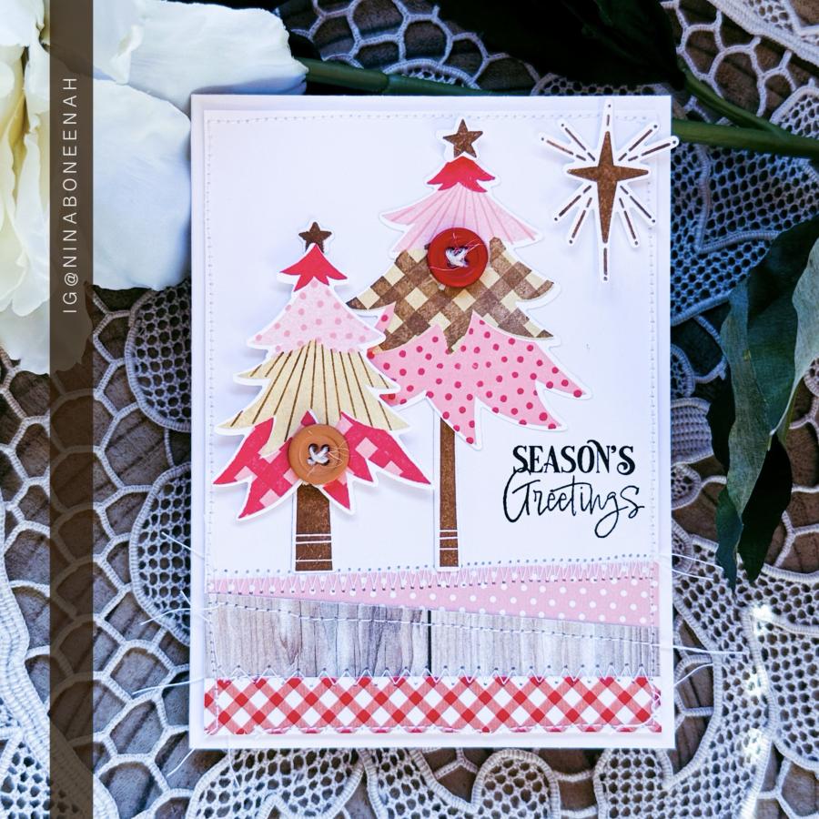 Trees 'n Patterns Stamp Set