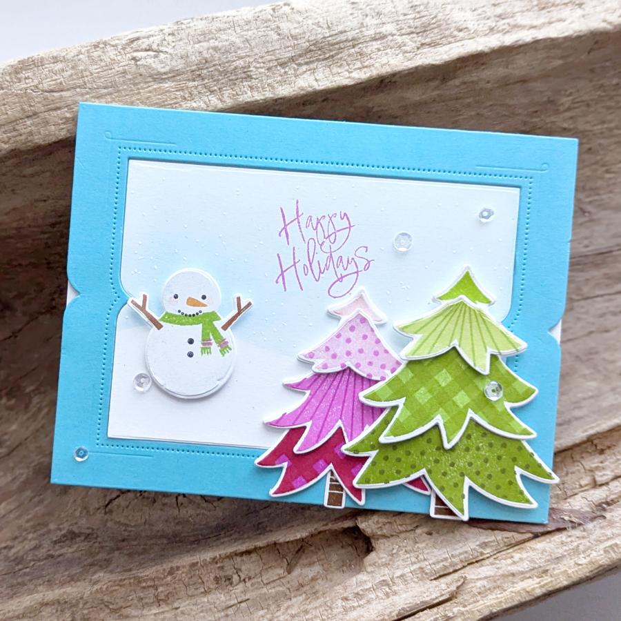 Trees 'n Patterns Stamp Set