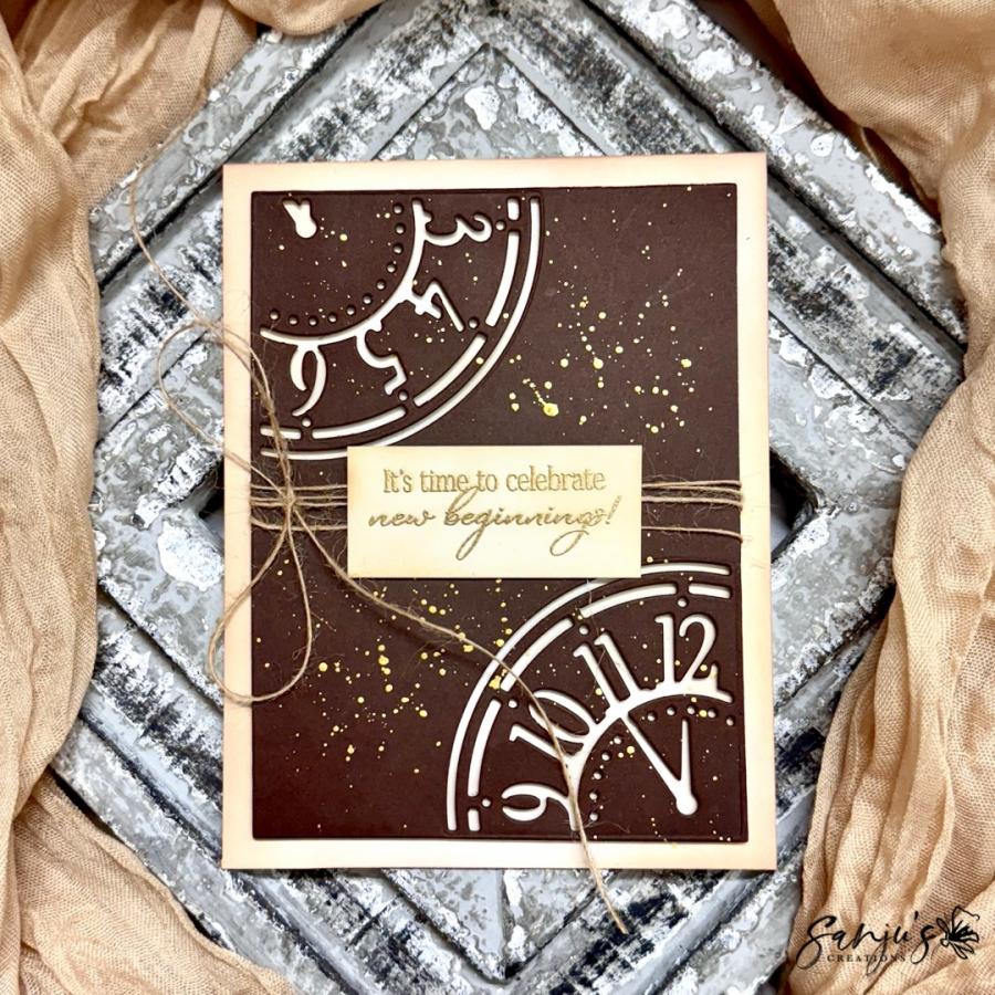 Celebrate the New Year Sentiments Mini Stamp Set