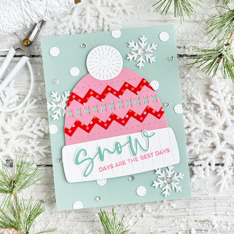 This is Big Sentiments: Snow Stamp Set