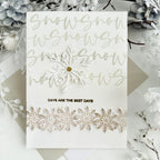 This is Big Sentiments: Snow Stamp Set