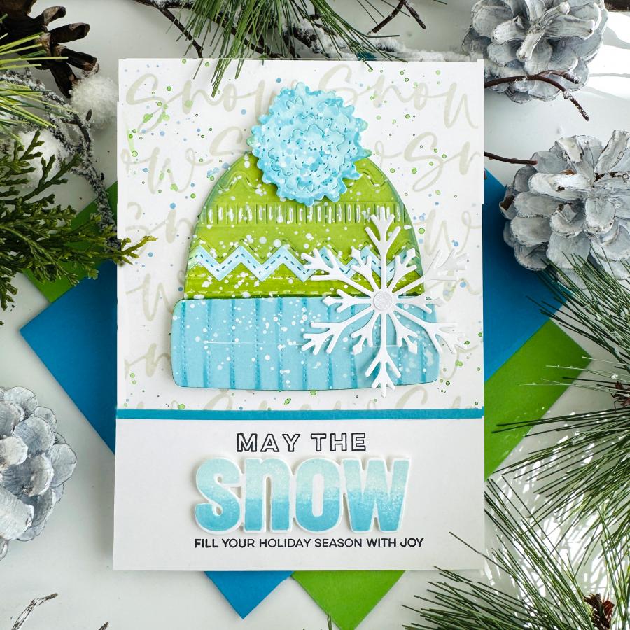 This is Big Sentiments: Snow Stamp Set