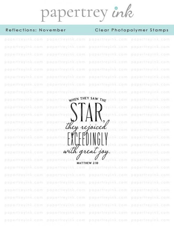 Reflections: November Mini Stamp Set