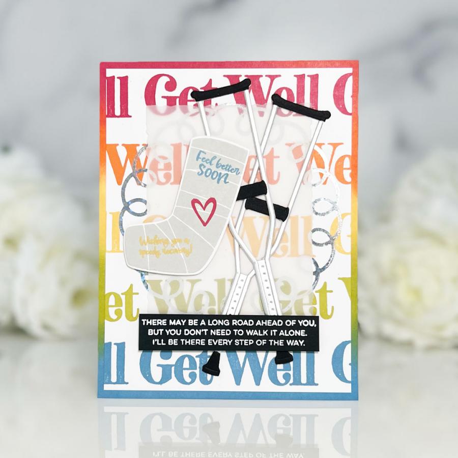 This is Big Sentiments: Get Well Stamp Set