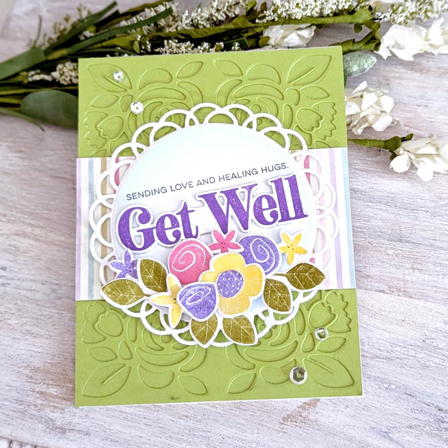 This is Big Sentiments: Get Well Stamp Set