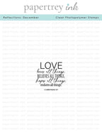 Reflections: December Mini Stamp Set