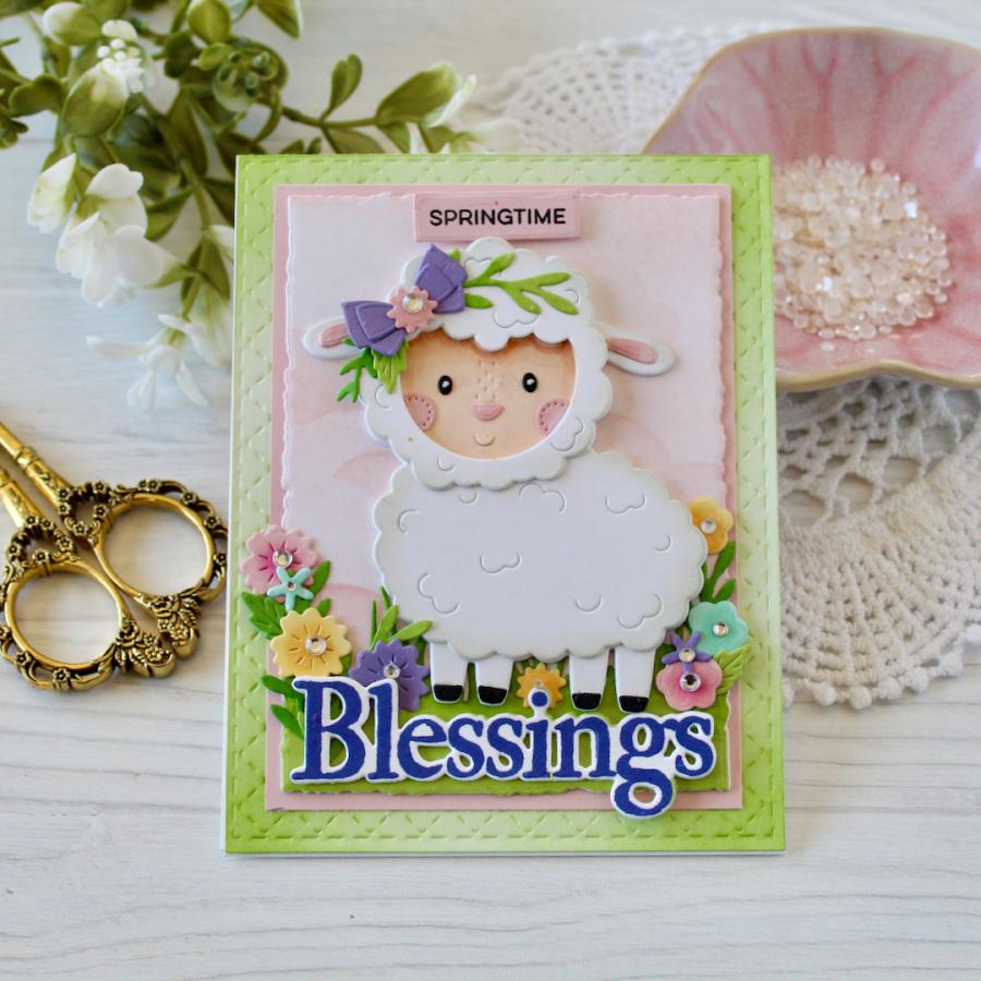 This is Big Sentiments: Many Blessings Stamp Set