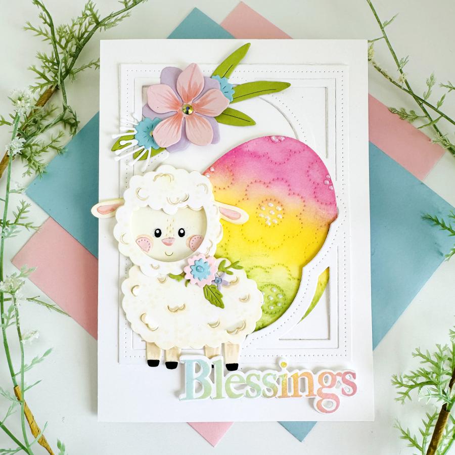 This is Big Sentiments: Many Blessings Stamp Set