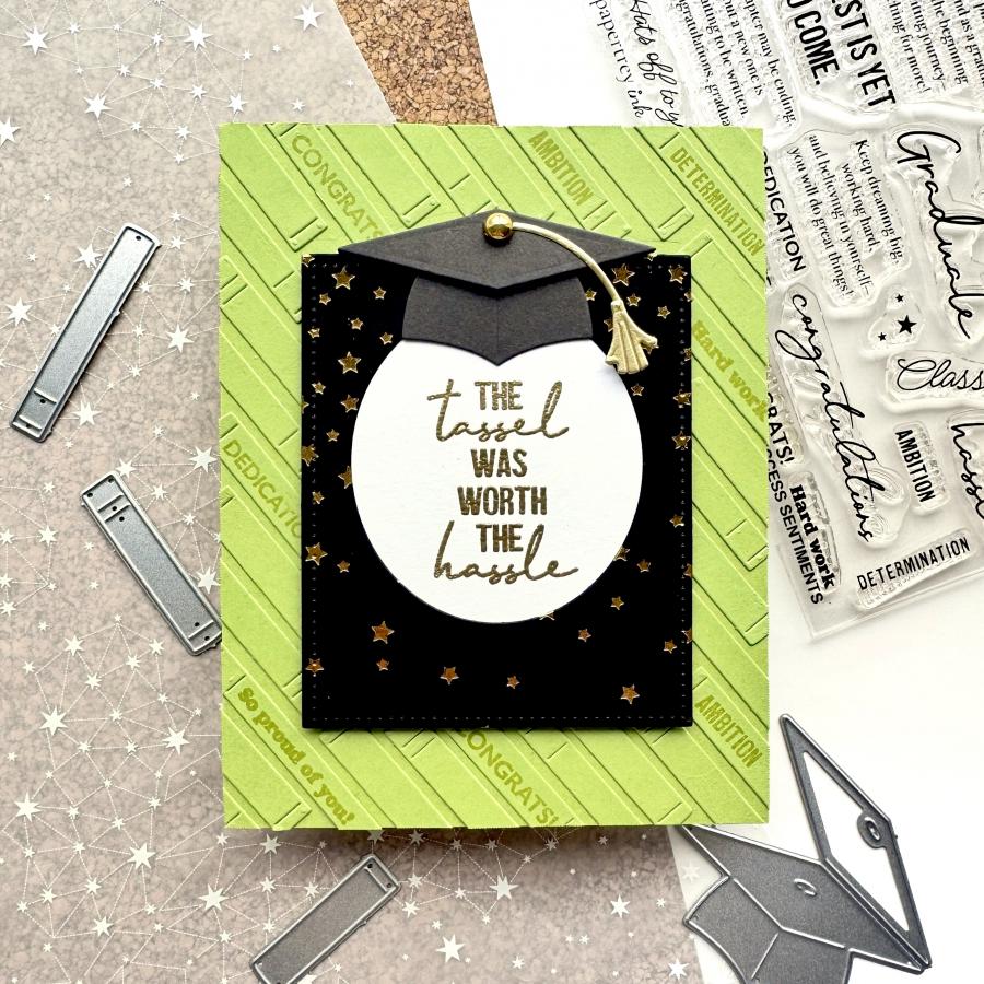 Framed in Success Sentiments Stamp Set