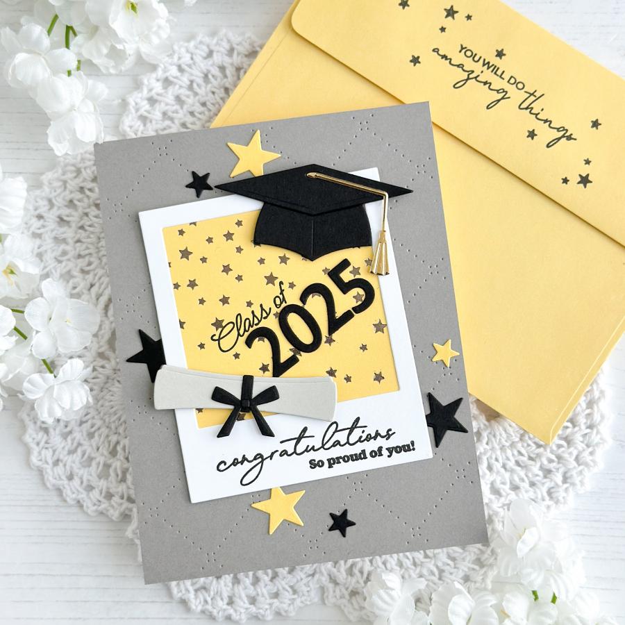 Framed in Success Sentiments Stamp Set