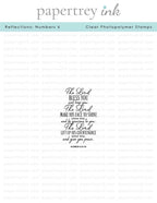 Reflections: Numbers 6 Mini Stamp Set