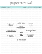 Cowboy Logic Mini Stamp Set