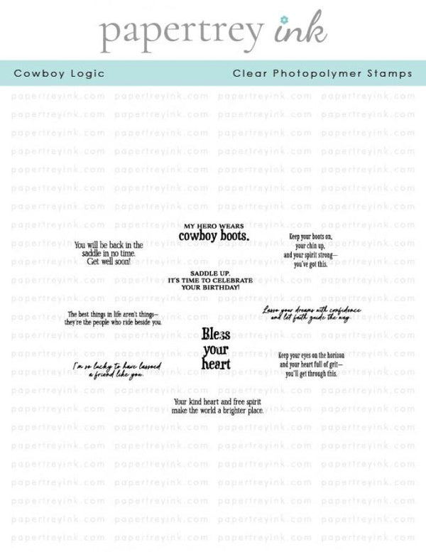 Cowboy Logic Mini Stamp Set
