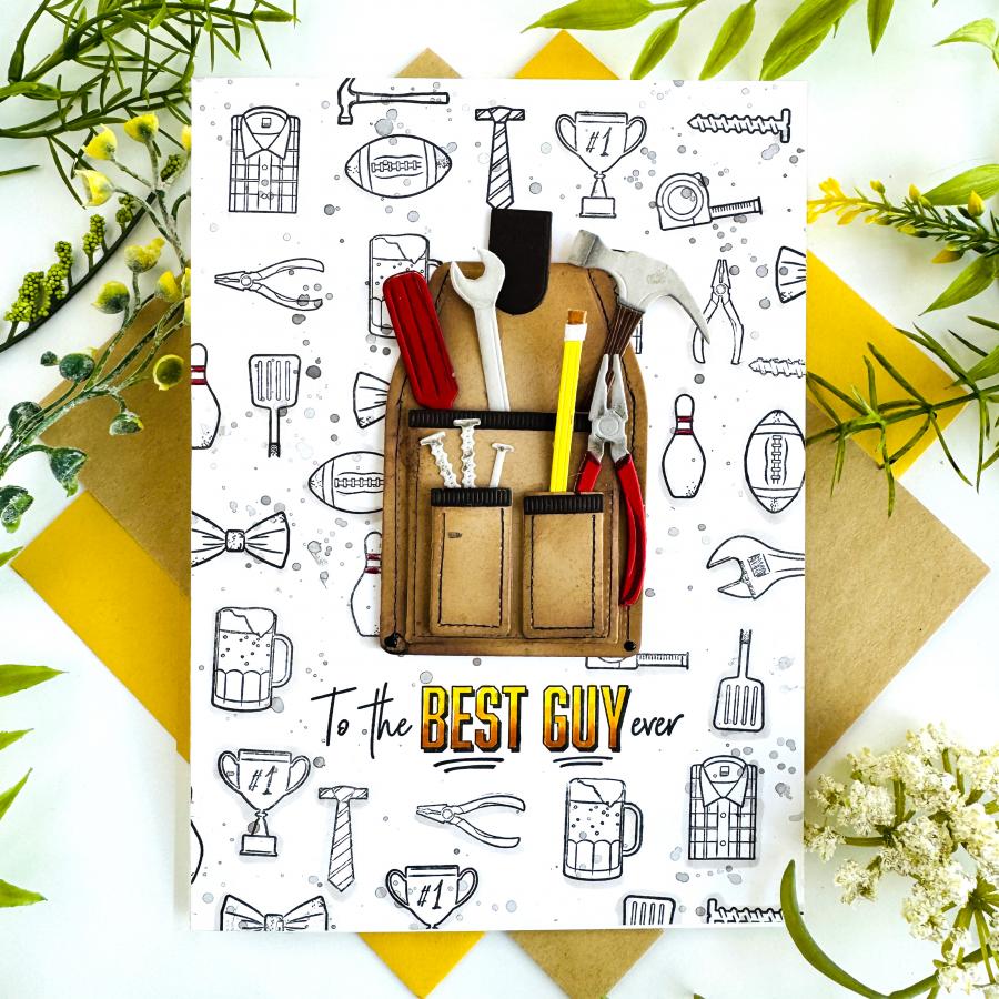 Best Dad Stamp Set