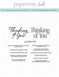 This is Big Sentiments: Thinking of You Stamp Set