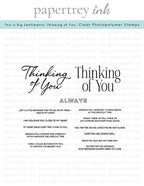 This is Big Sentiments: Thinking of You Stamp Set