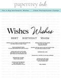 This is Big Sentiments: Wishes Stamp Set