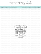 Reflections: Philippians 4 Mini Stamp Set