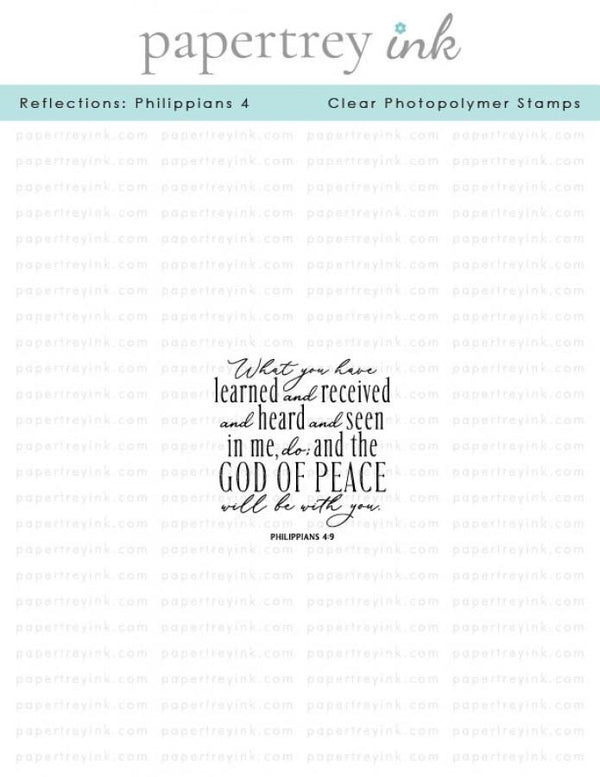 Reflections: Philippians 4 Mini Stamp Set