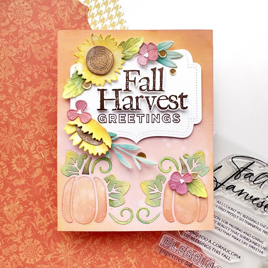 This is Big Sentiments: Fall Harvest Stamp Set