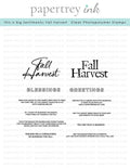 This is Big Sentiments: Fall Harvest Stamp Set