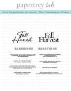This is Big Sentiments: Fall Harvest Stamp Set