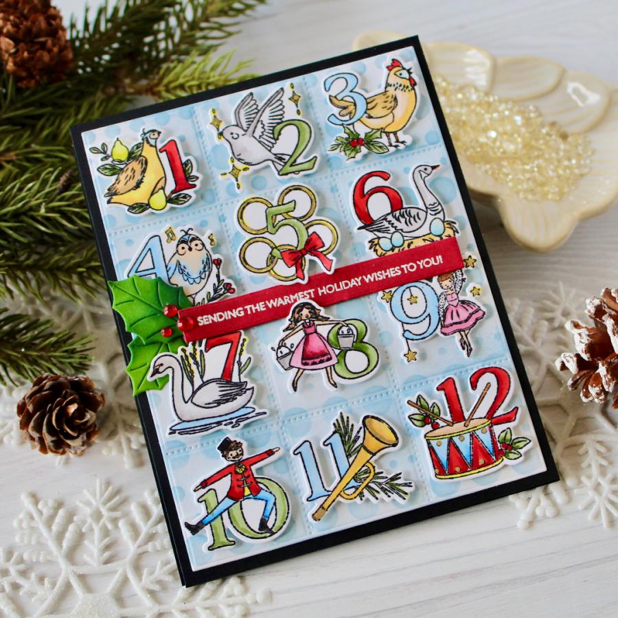 The Twelve Days of Christmas Stamp Set