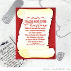 Twas the Night Before Christmas Mini Stamp Set