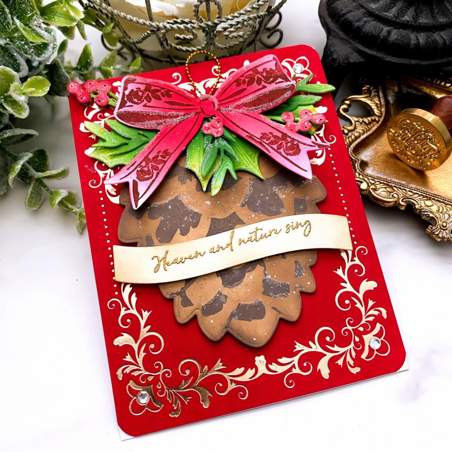 Adorning Pinecone Stamp Set