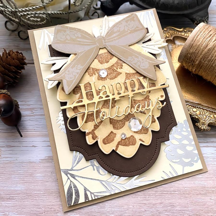 Adorning Pinecone Stamp Set