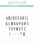 Classic Alphabet Stamp Set