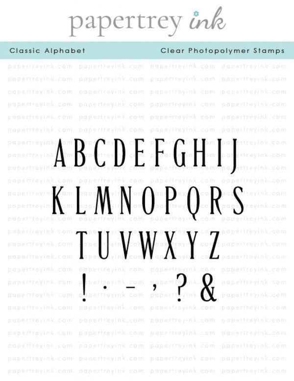 Classic Alphabet Stamp Set
