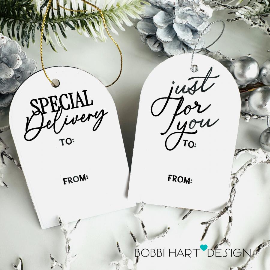 This is Big Sentiments: Christmas Tags Stamp Set