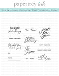 This is Big Sentiments: Christmas Tags Stamp Set