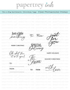 This is Big Sentiments: Christmas Tags Stamp Set