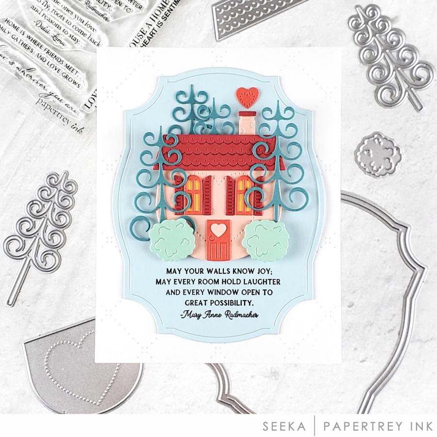 Home is Where the Heart Is Sentiments Mini Stamp Set