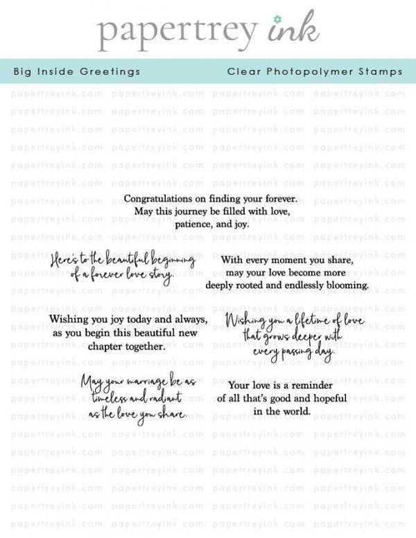 Big Inside Greetings Stamp Set