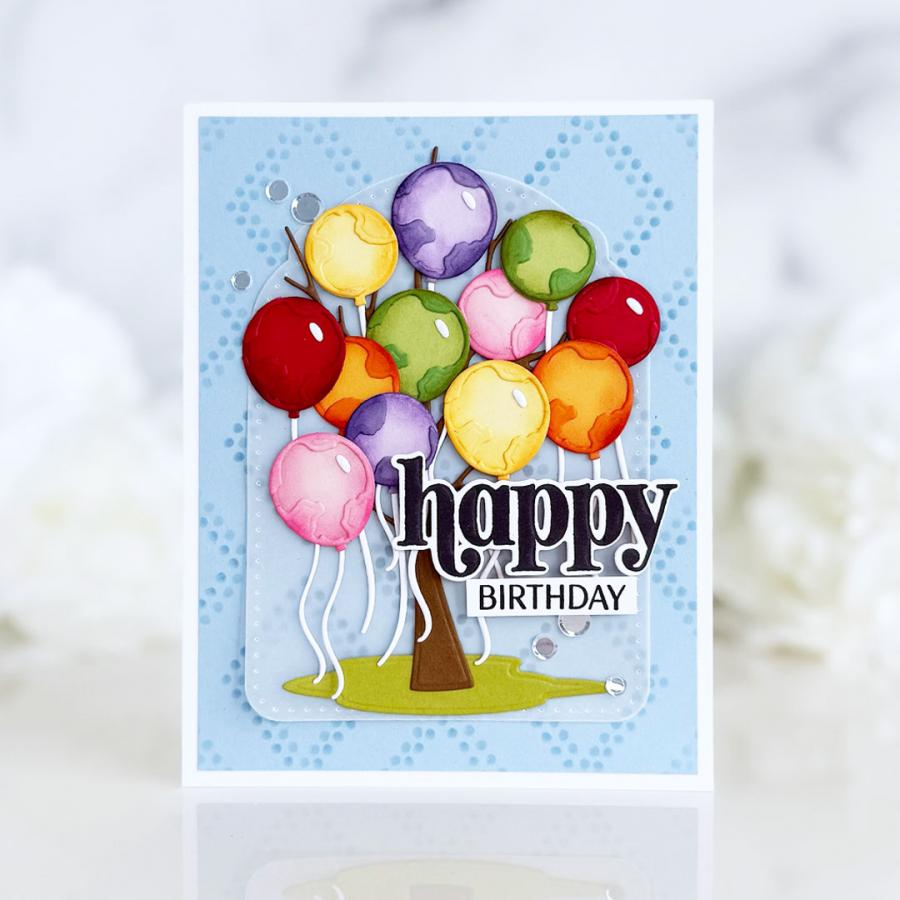 This is Big Sentiments: Happy Everything Stamp Set