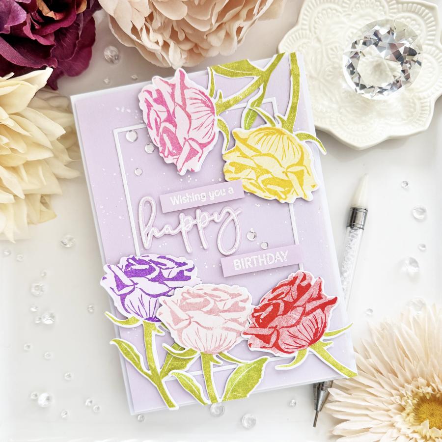 This is Big Sentiments: Happy Everything Stamp Set