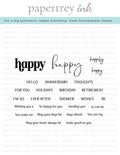This is Big Sentiments: Happy Everything Stamp Set