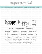This is Big Sentiments: Happy Everything Stamp Set