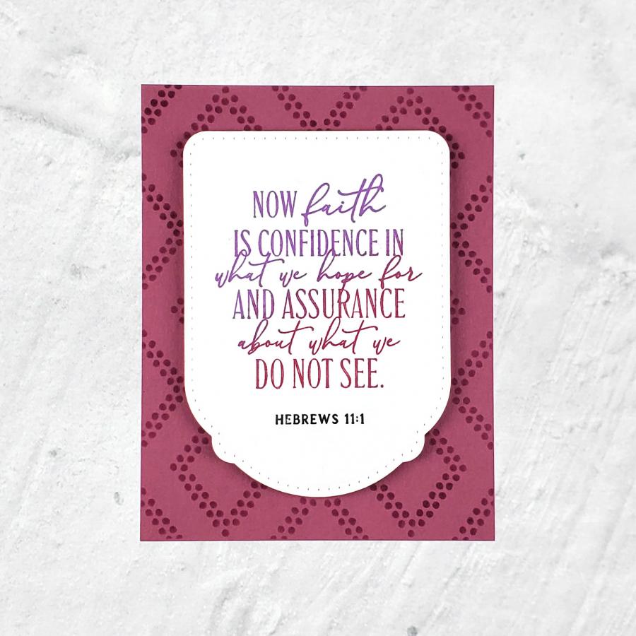 Reflections: Hebrews 11 Mini Stamp Set