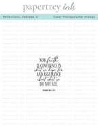 Reflections: Hebrews 11 Mini Stamp Set