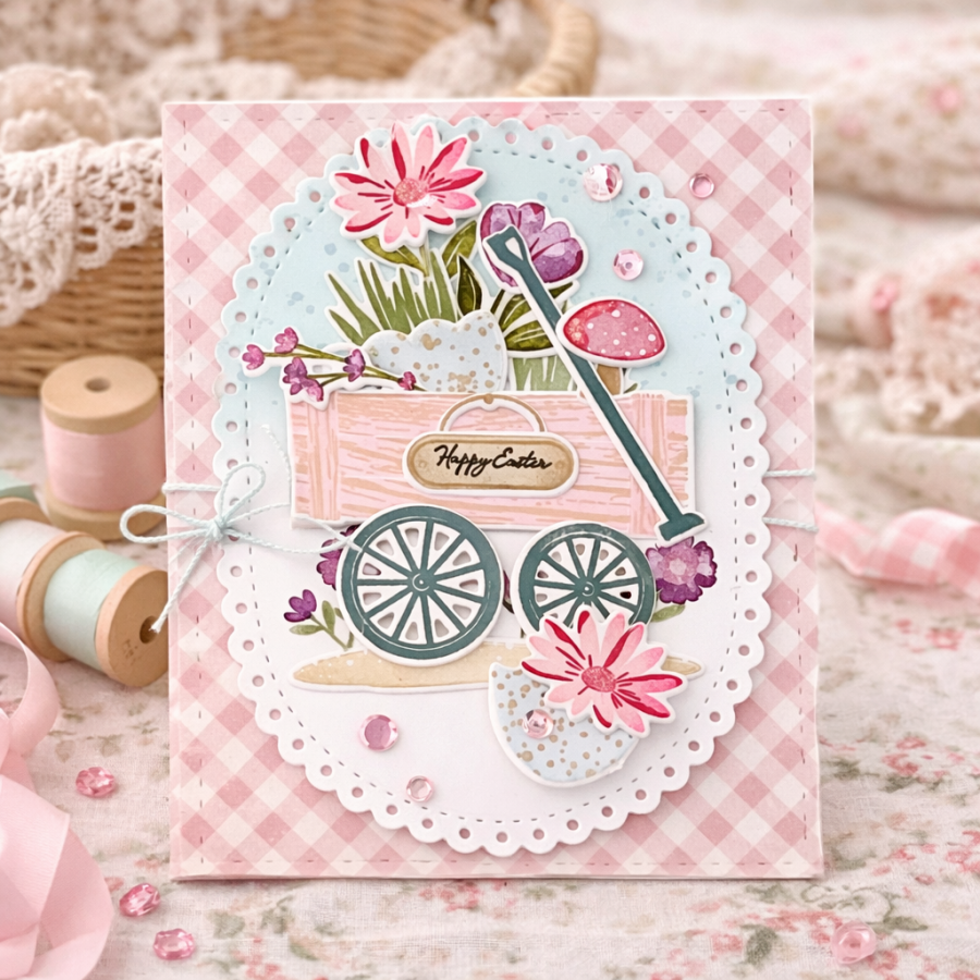 Spring Wagon Stamp Set