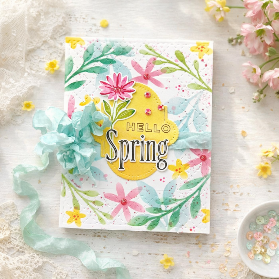 Spring Wagon Stamp Set