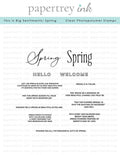 This is Big Sentiments: Spring Stamp Set