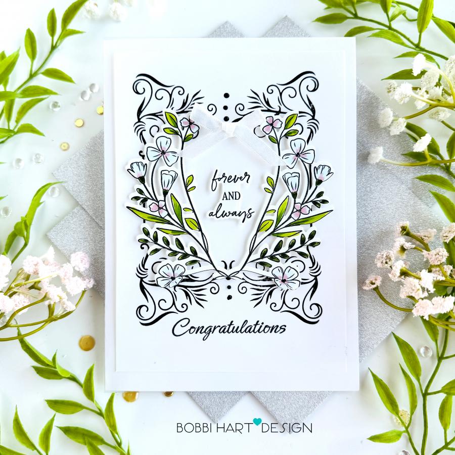 Wildflower Wreath Stamp Set
