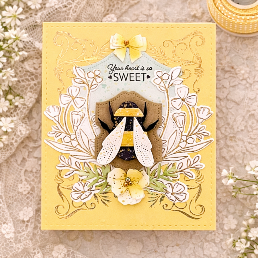 Wildflower Wreath Stamp Set
